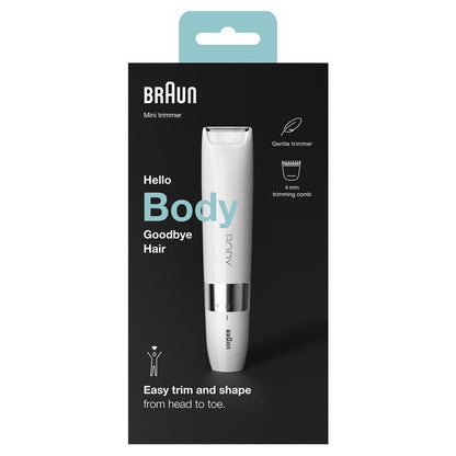 Braun BS1000 Body Mini Trimmer | Compact Waterproof Groomer