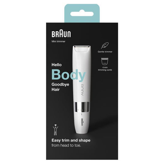 Braun BS1000 Body Mini Trimmer | Compact Waterproof Groomer