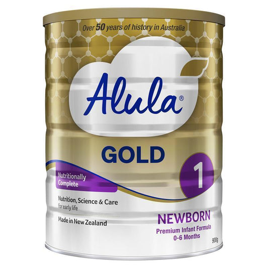 Alula Gold Stage 1 Newborn Infant Formula 0-6 Months - 900g