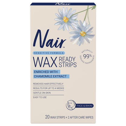 Nair Soft Natural Wax Mini Strips 20 Pack