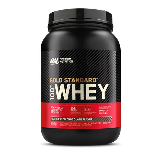 Optimum Nutrition Gold Standard 100% Whey Protein - Double Rich Chocolate (907g)