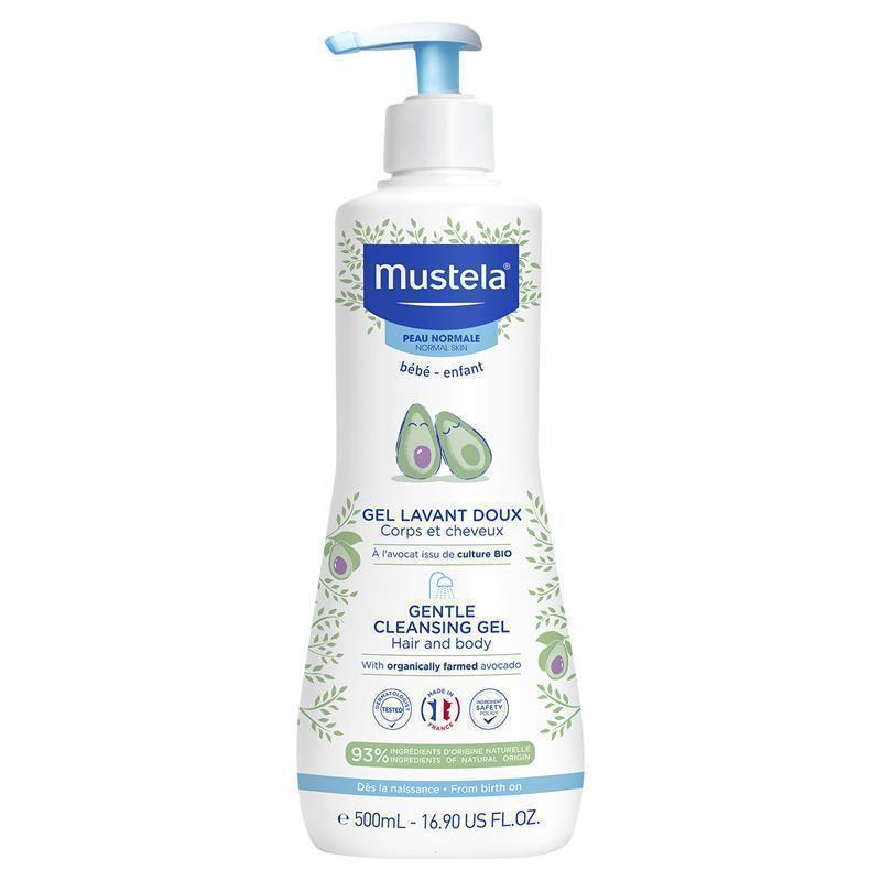 Mustela Gentle Cleansing Gel 500ml - Daily Gentle Cleanser for Baby