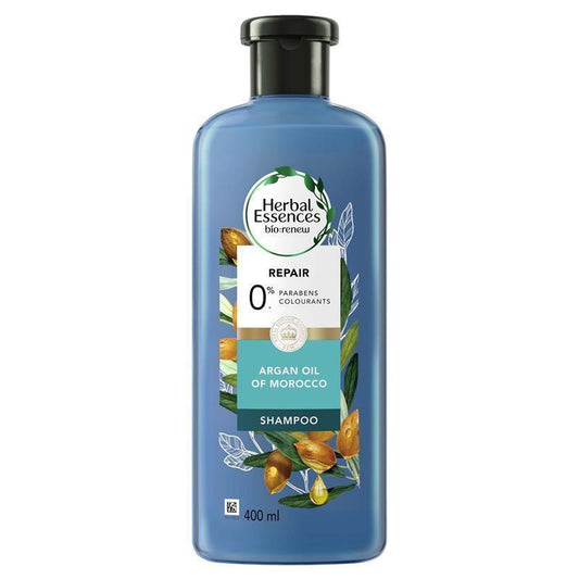 Herbal Essences Bio:Renew Repair Shampoo Argan Oil of Morocco 400ml - Nourishing Cleanser for Damaged Hair