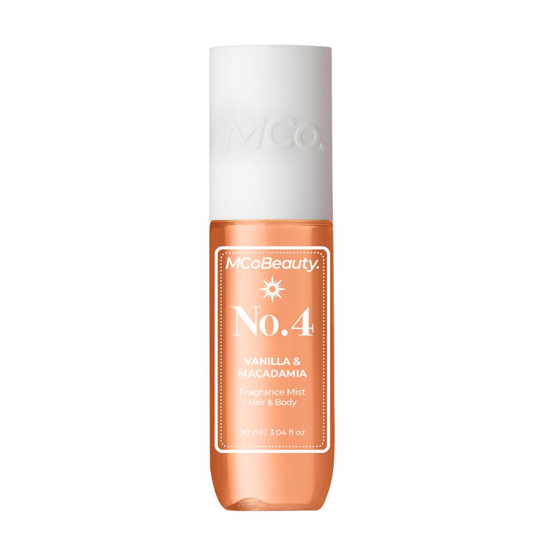 MCoBeauty Vanilla & Macadamia No.4 Fragrance Hair & Body Mist 90ml