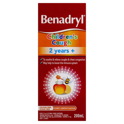 Benadryl Childrens Cough Liquid 200ml