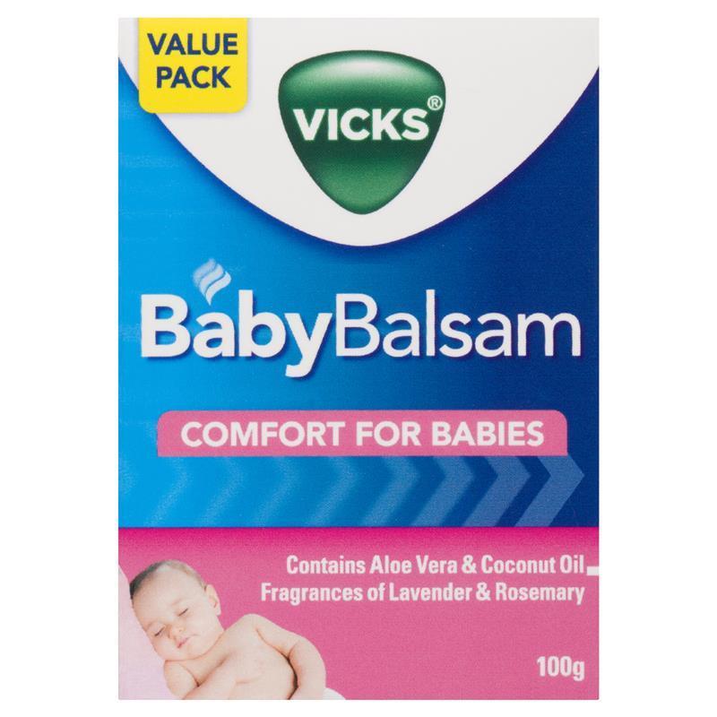 Vicks BabyBalsam Decongestant Rub - 100g for Soothing Relief