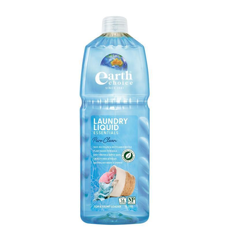 Earth Choice Laundry Liquid - 1 Litre of Plant-Based Clean