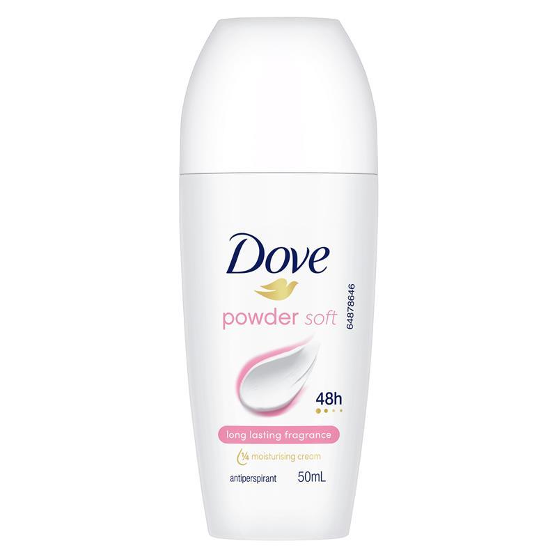 Dove Women Antiperspirant Deodorant Powder Soft 50ml - 48h Protection