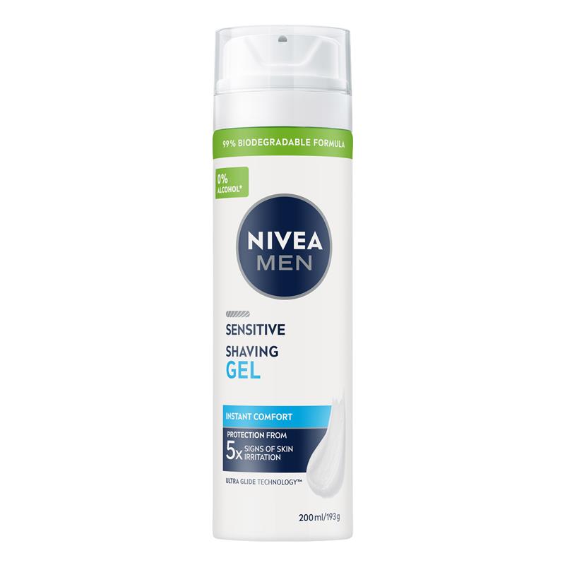 NIVEA MEN Sensitive Shaving Gel Instant Protection 200ml