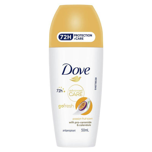 Dove Women Advanced Care Antiperspirant Deodorant 72h Roll On - Passionfruit 50ml