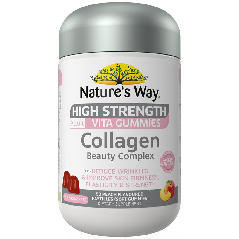 Nature's Way Adult Vita Gummies Sugar Free High Strength Collagen 50 Gummies