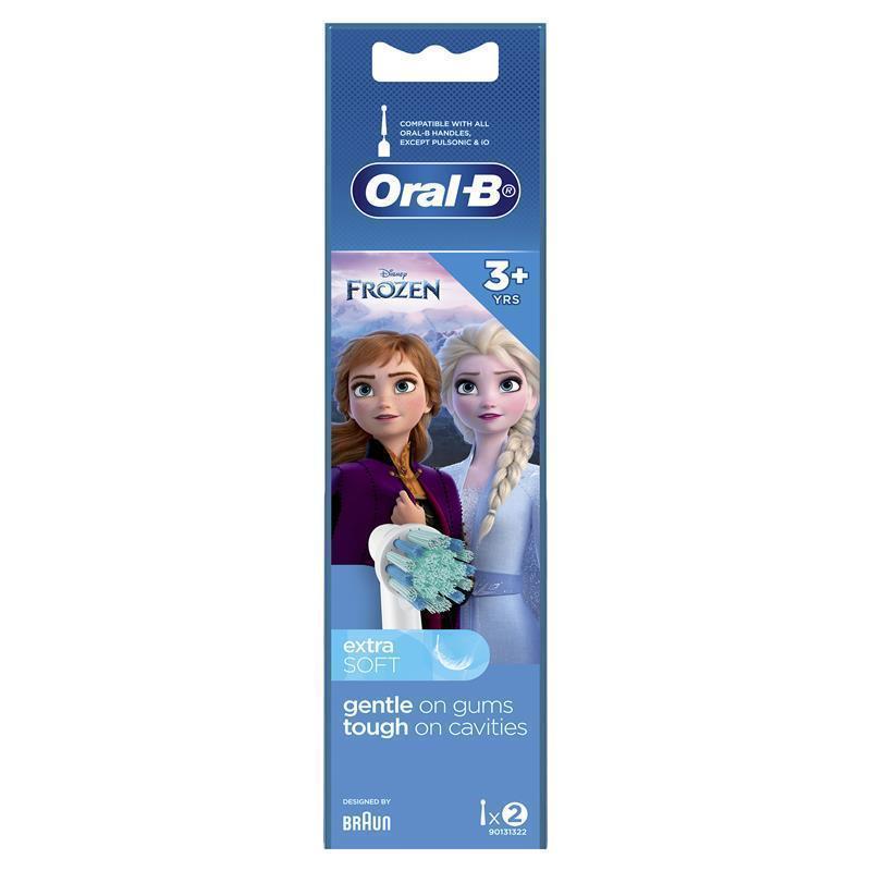 Oral-B Kids Frozen Toothbrush Refills 2 Pack - Extra Soft Bristles