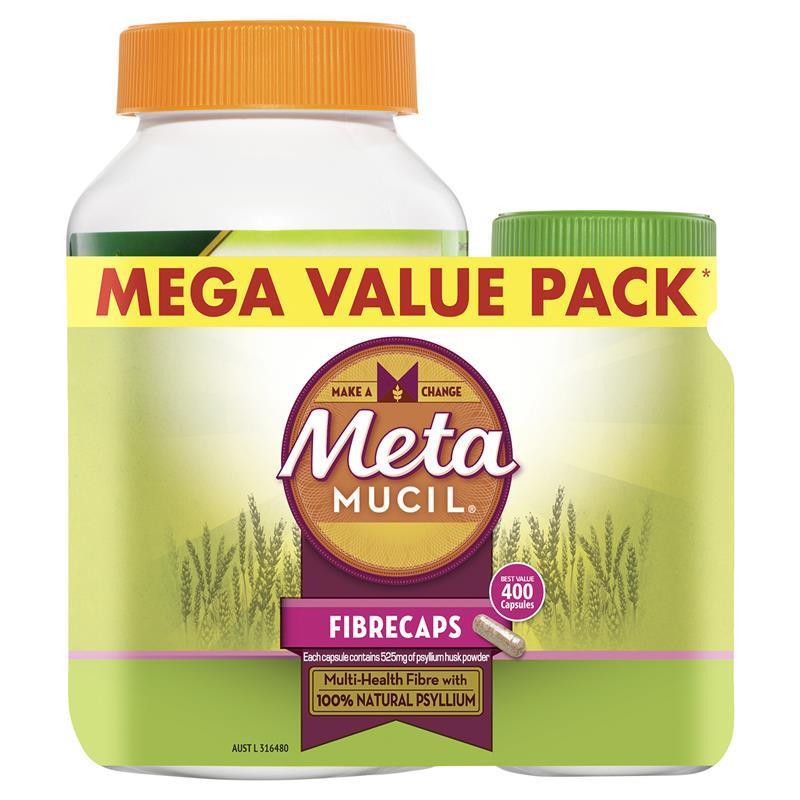 Metamucil Fibrecaps Value Bundle - 300 + 100 Capsules