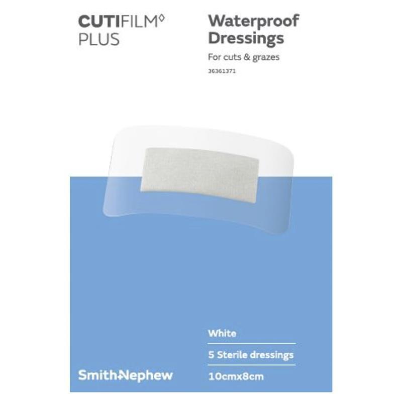 Cutifilm Plus Waterproof Dressing - 10cm x 8cm (Pack of 5)