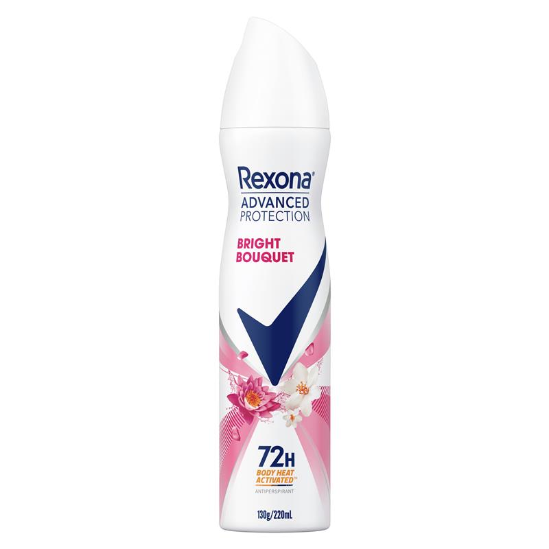 Rexona Women Advanced Antiperspirant Aerosol Bright Bouquet 220ml