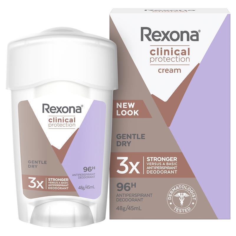 Rexona Women Clinical Protection Gentle Dry Antiperspirant 45ml