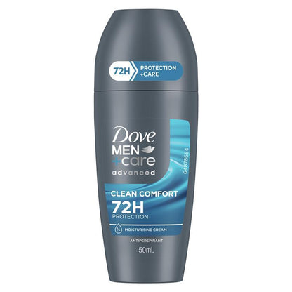 Dove Men+Care Antiperspirant Deodorant 72h Roll On - Clean Comfort 50ml