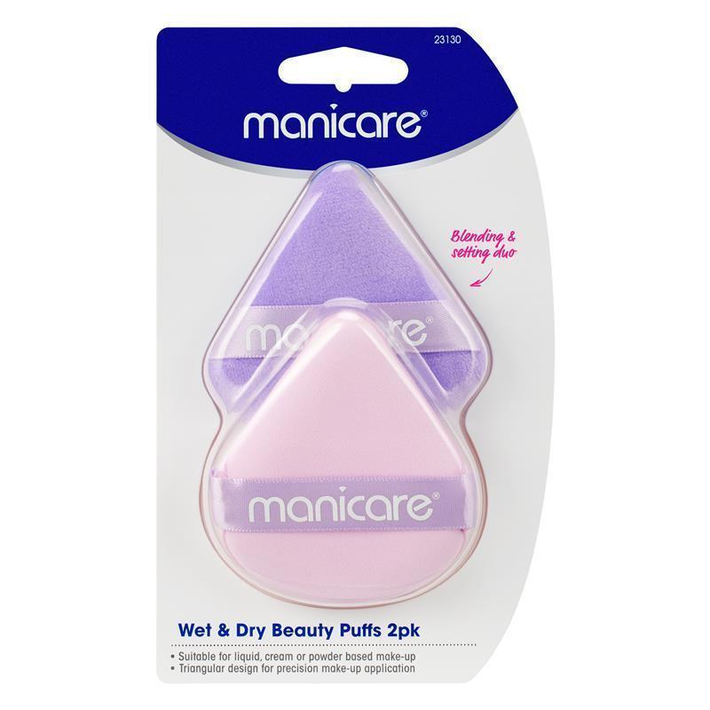 Manicare West & Dry Beauty Puffs 2 Pack