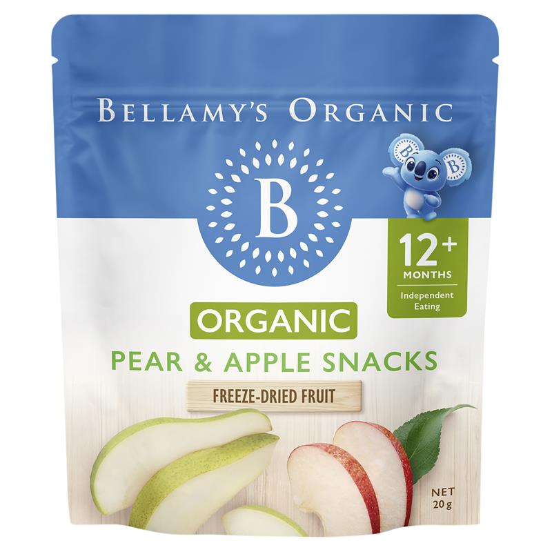 Bellamy's Organic Apple and Pear Fruit Snacks