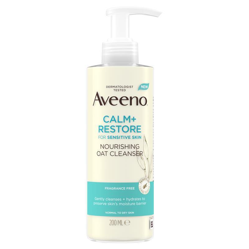Aveeno Face Calm and Restore Nourishing Oat Cleanser - 200ml