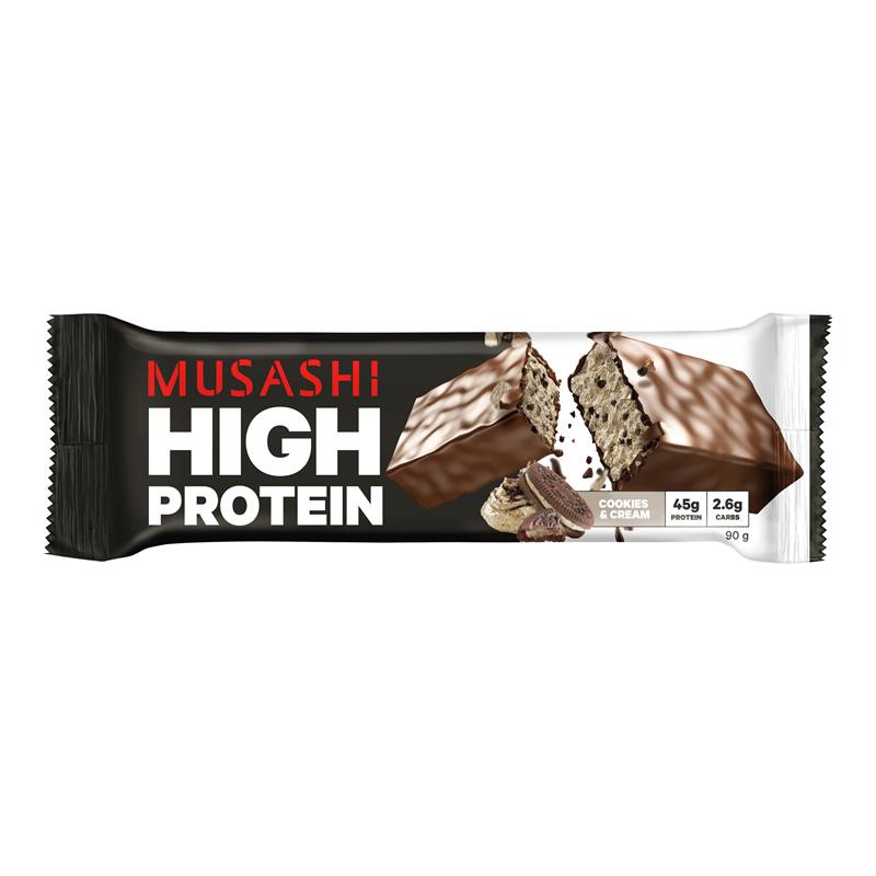 Musashi High Protein Bar - Cookies and Cream 90g
