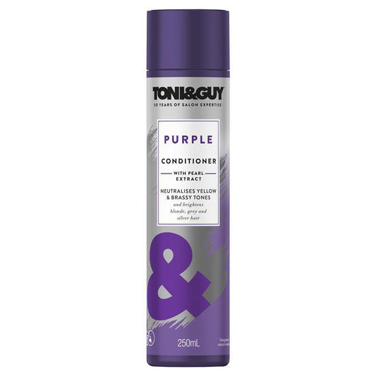 Toni & Guy Purple Conditioner - 250ml for Vibrant Hair Care