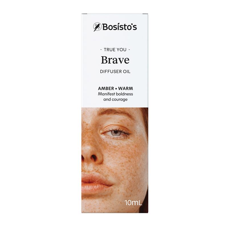 Bosisto's True You Brave Diffuser Oil 10ml - Amber & Warm Aroma