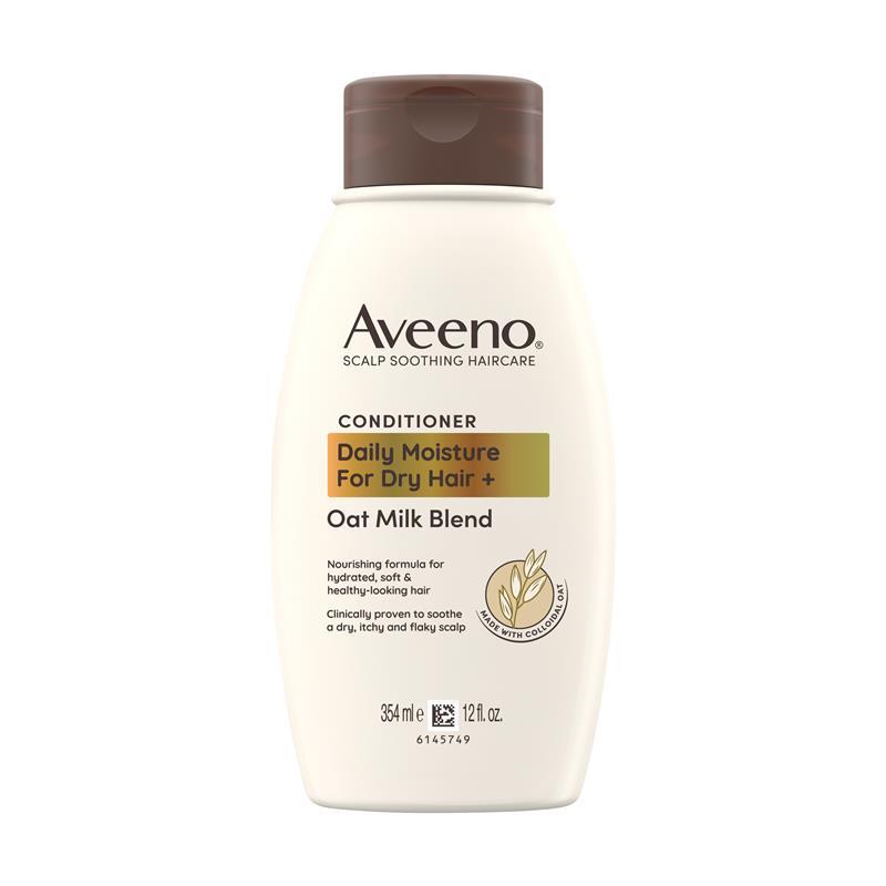 Aveeno Oat Milk Blend Moisturising Conditioner for Dry & Damaged Hair 354mL