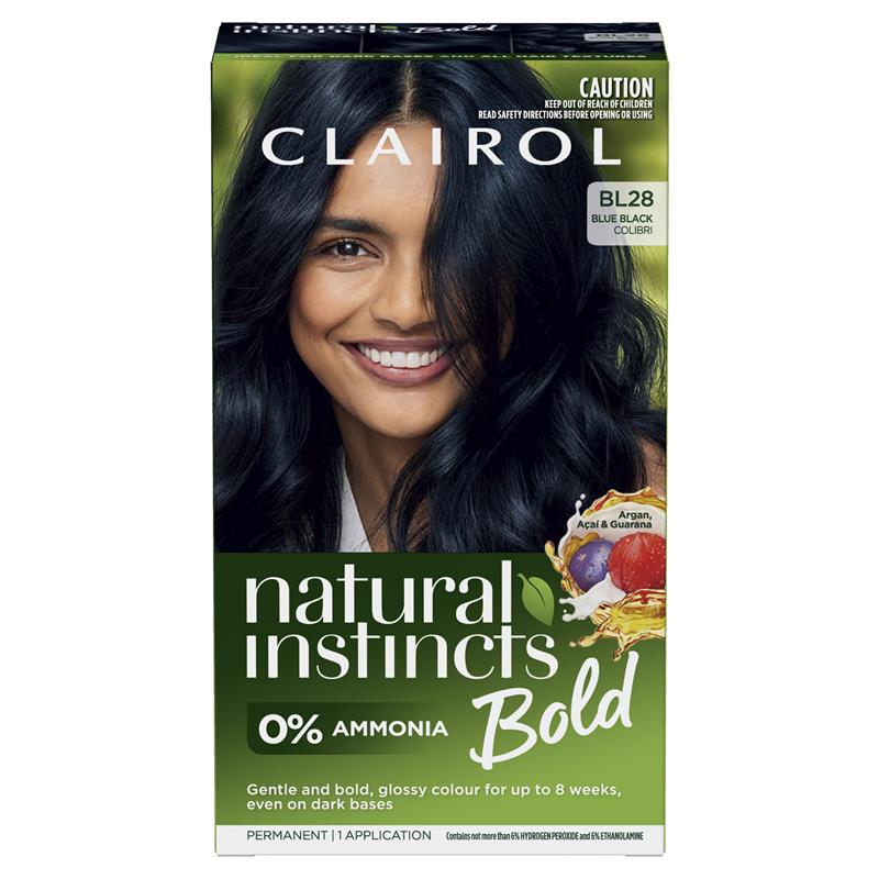 Clairol Natural Instincts Bold Blue Black Permanent Hair Colour