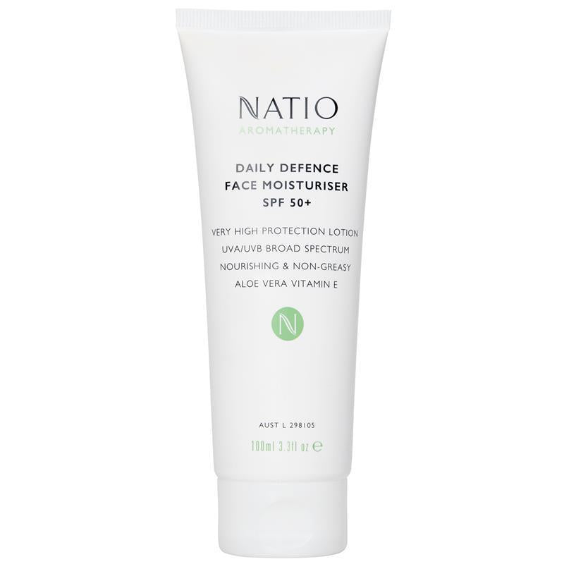 Natio Daily Defence Face Moisturiser SPF 50+ 100ml