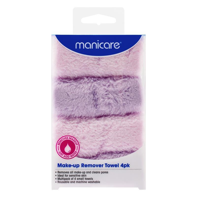 Manicare Make-Up Remover Towel 4 Pack