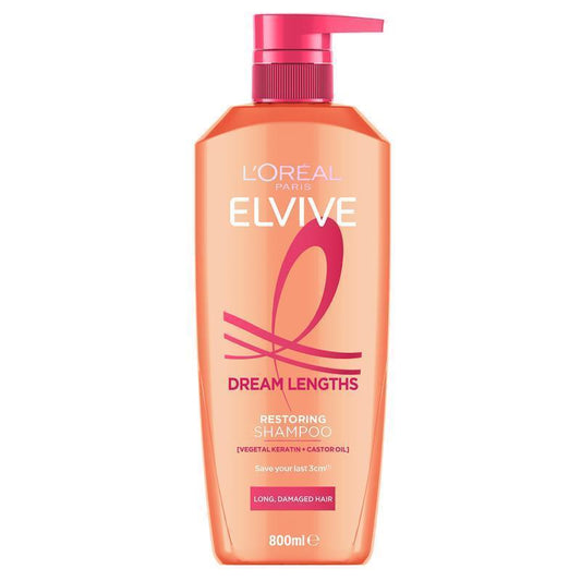 L'Oreal Elvive Dream Long Shampoo 800ml - Achieve Your Long Hair Dreams