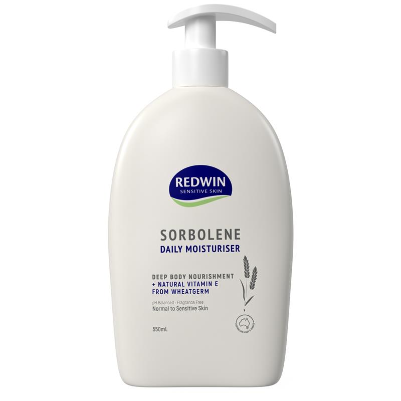 Redwin Sorbolene Daily Moisturiser 550ml