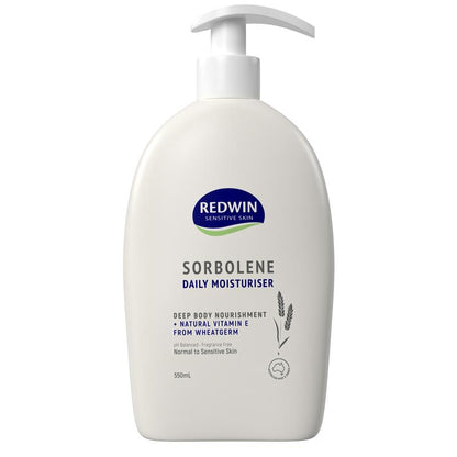 Redwin Sorbolene Daily Moisturiser 550ml