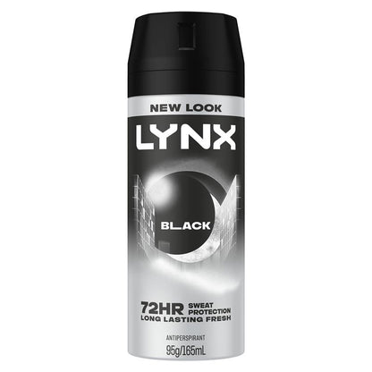 Lynx Deodorant Antiperspirant Black 165ml