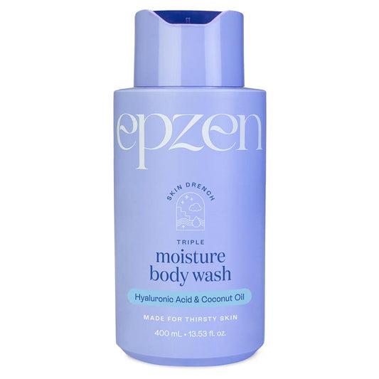 Epzen Triple Moisture Hyaluronic Acid & Coconut Oil Body Wash 400mL - Hydrate and Nourish Your Skin