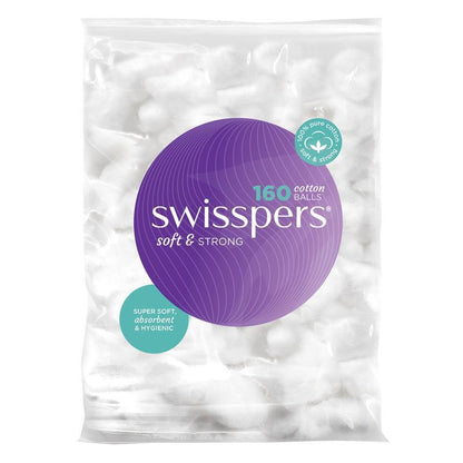 Swisspers Cotton Balls - 160 Count