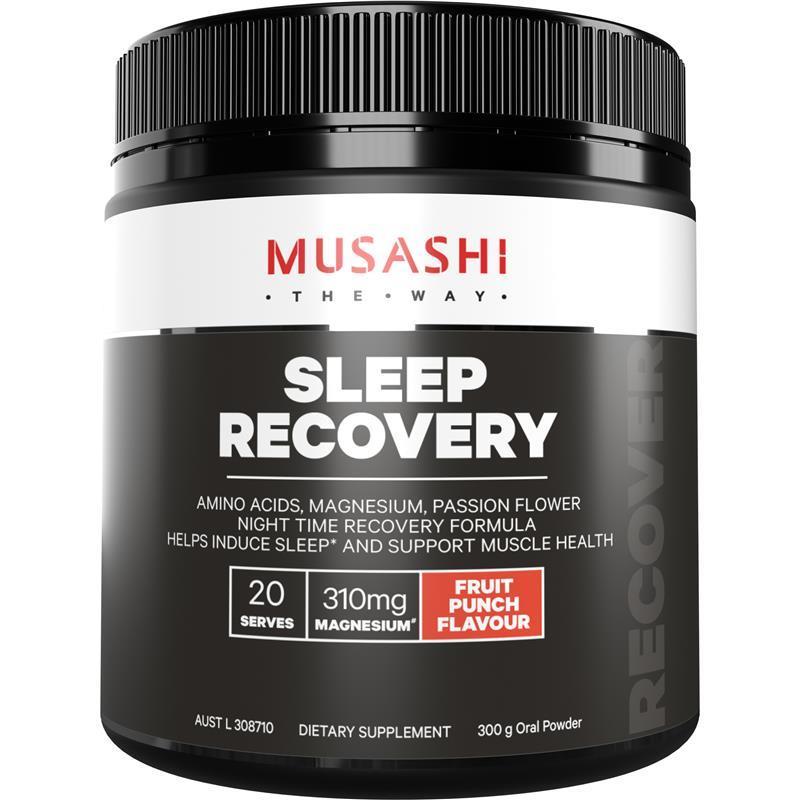 Musashi Sleep Recovery Fruit Punch - 300g