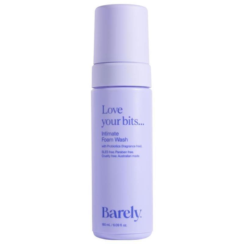 Barely Intimate Probiotic Foam for Sensitive Skin, pH 4.0, 180ml