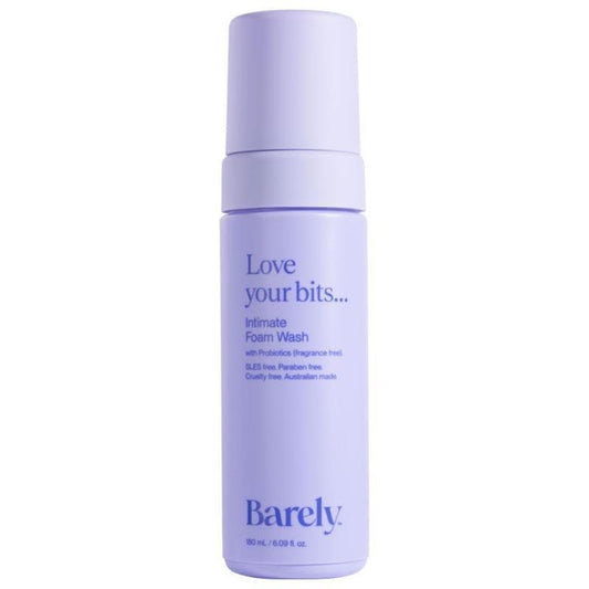 Barely Intimate Probiotic Foam for Sensitive Skin, pH 4.0, 180ml