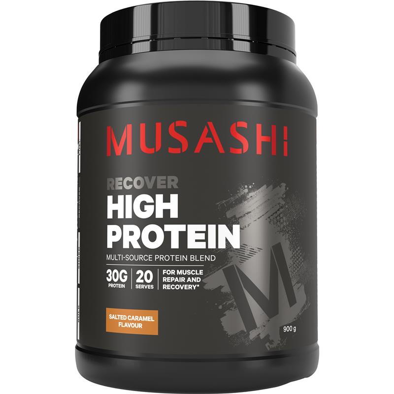Musashi High Protein Salted Caramel - 900g