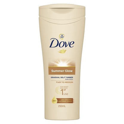 Dove Summerglow Body Lotion Fair to Medium Skin 250ml - Radiant Hydration
