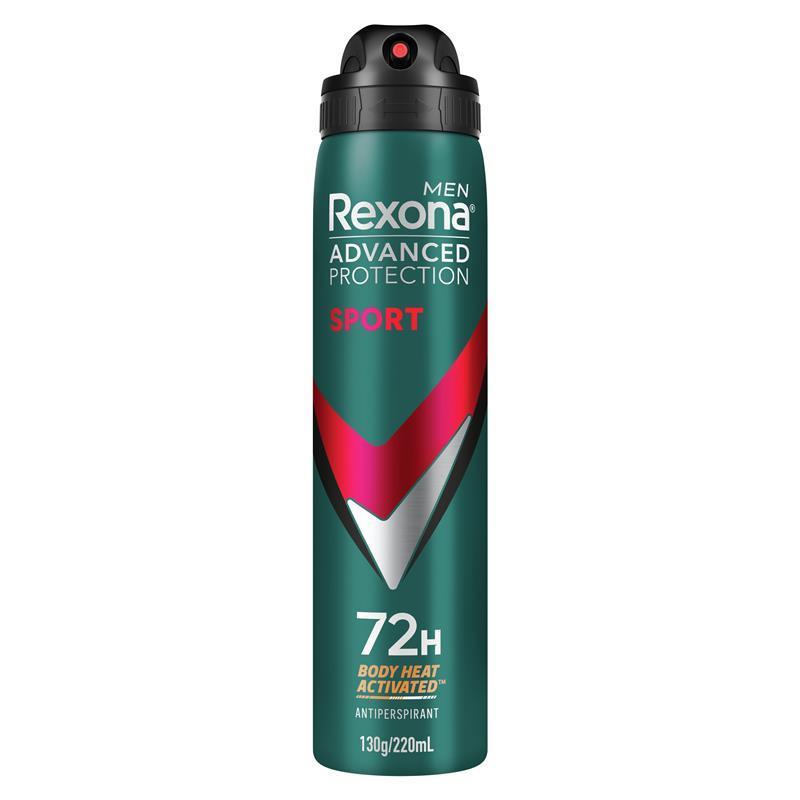 Rexona Men Advanced Antiperspirant Aerosol Sport 220ml