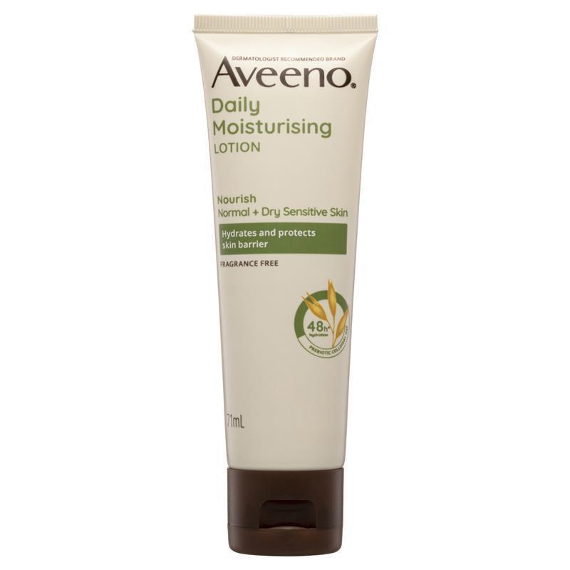 Aveeno Daily Moisturising Fragrance Free Body Lotion 71mL - Hydrate & Nourish Sensitive Skin