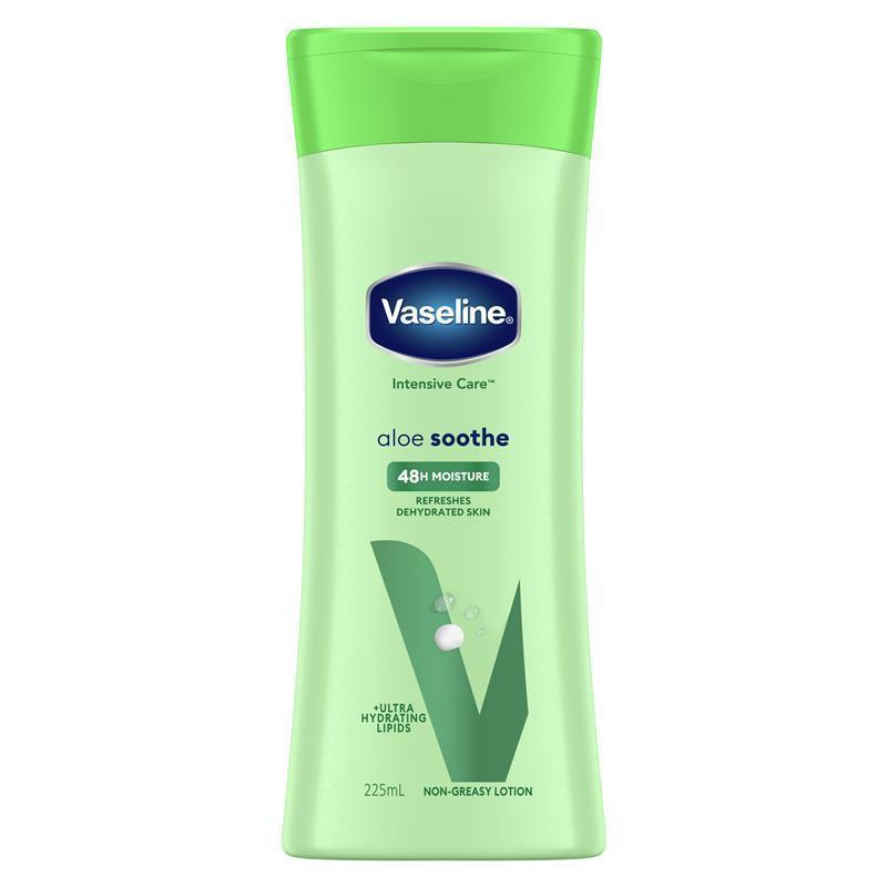 Vaseline Intensive Care Body Lotion Aloe Soothe 225ml - Nourishing Hydration