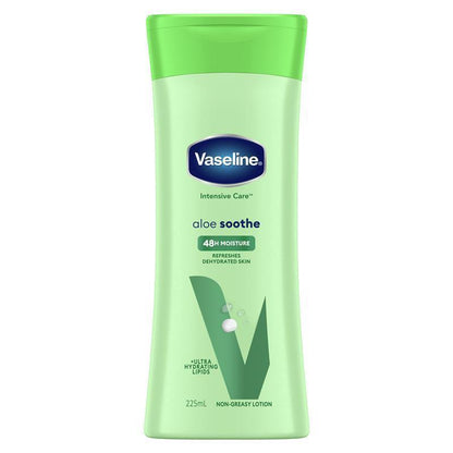 Vaseline Intensive Care Body Lotion Aloe Soothe 225ml - Nourishing Hydration
