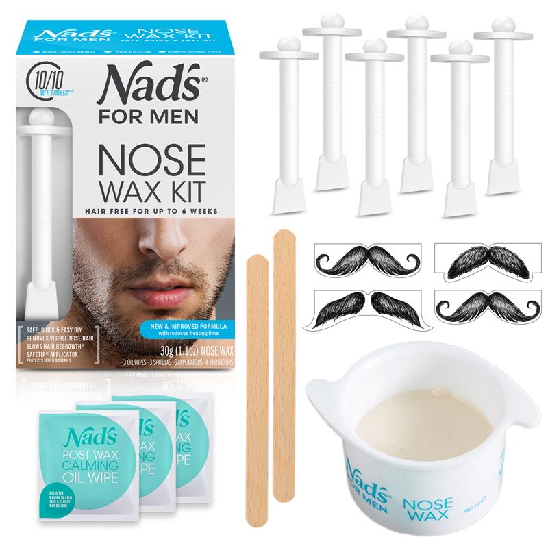Nad's for Men Nose Wax 30g - Quick and Easy Nose Hair Removal