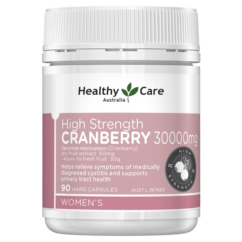 Healthy Care High Strength Cranberry 30000mg 90 Capsules