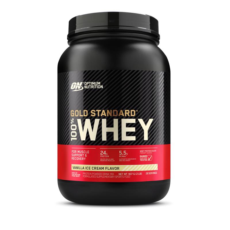 Optimum Nutrition Gold Standard 100% Whey Protein - Vanilla Ice Cream (907g)
