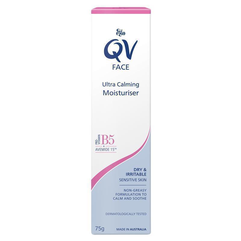 QV Face Ultra Calming Moisturiser - 75g for Sensitive Skin